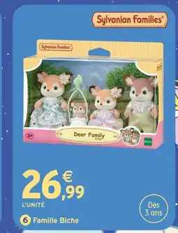 Intermarché Hyper Sylvanian families famille biche offre