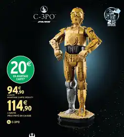 Intermarché Hyper Lego star wars c-3po lego offre