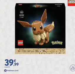 Intermarché Hyper Lego pokémon evoli offre