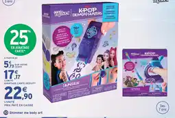 Intermarché Hyper K-pop demon hunters shimmer me body art offre