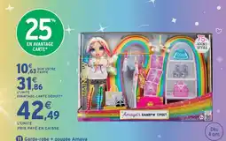 Intermarché Hyper Rainbow high garde-robe + poupée amaya offre