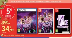 Intermarché Hyper Microids jeu k.pop rising dream to shine offre