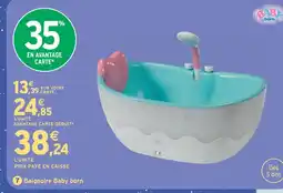 Intermarché Hyper Mga baignoire baby born offre