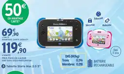 Intermarché Hyper Vtech tablette storio max 2.0 5'' offre