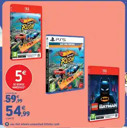 Intermarché Hyper Hot wheels unleashed infinite rush plaion offre