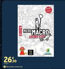 Intermarché Hyper Blackrock games micro macro crime city offre