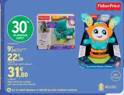 Intermarché Hyper Fisher-price dj le robot danseur à rebond ou mon fauteuil musical offre