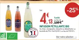 Botanic Symples infusion pétillante bio offre