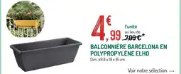 Botanic Elho balconnière barcelona en polypropylène offre