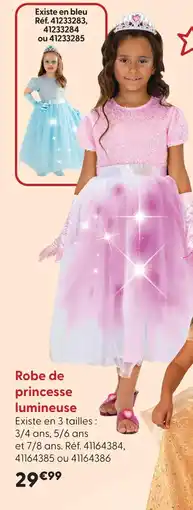 La Grande Récré Robe de princesse lumineuse offre