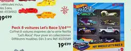 La Grande Récré Hot wheels pack 8 voitures let's race 1/64ème offre