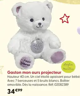 La Grande Récré Pioupiou & merveilles gaston mon ours projecteur offre
