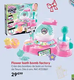 La Grande Récré Flower bath bomb factory offre