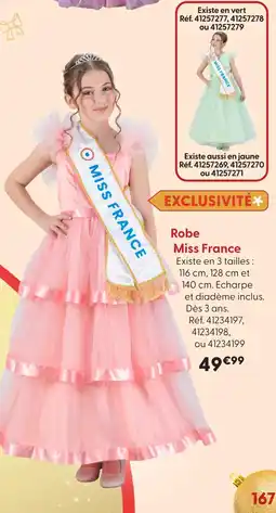La Grande Récré Robe miss france offre