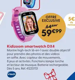 La Grande Récré Vtech kidizoom smartwatch dx4 offre