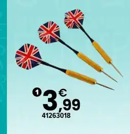 JouéClub Set 3 fléchettes pointe acier offre