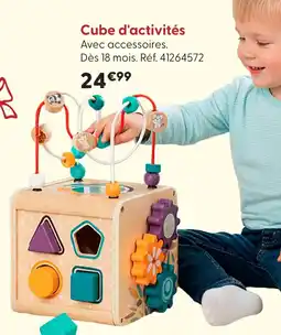 La Grande Récré Cube d'activités offre
