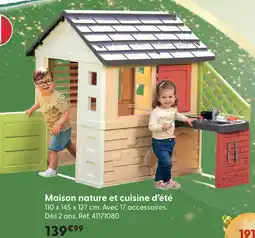 La Grande Récré Maison nature et cuisine d’été offre
