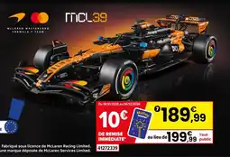 JouéClub 42228 voiture mclaren mcl39 f1 offre
