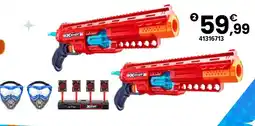 JouéClub Xshot excel - pack de 2 blasters caliber cible électronique et 2 masques offre