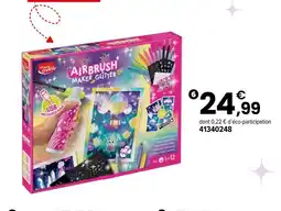 JouéClub Maped creativ coffret airbrush maker glitter offre