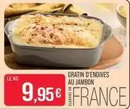Match Gratin d'endives au jambon offre