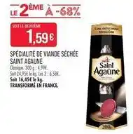 Match Saint agaune - spécialité de viande séchée offre