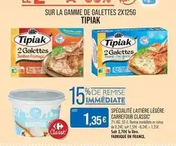 Match Tipiak - sur la gamme de galettes offre