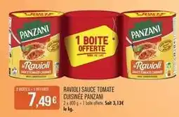 Match Panzani - ravioli sauce tomate cuisinée offre