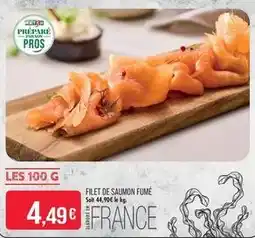 Match Filet de saumon fumé offre