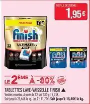 Match Finish - tablettes lave-vaisselle offre
