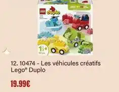 Monoprix Lego - les vehicules créatifs duplo offre