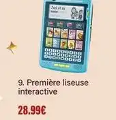 Première liseuse interactive