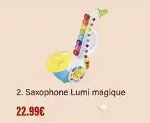 Saxophone lumi magique