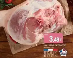 Match Porc jambon entier avec os offre