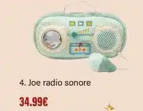 Monoprix Joe radio sonore offre