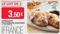 Match Croissant frangipane amandes offre