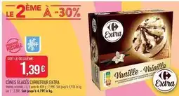 Match Carrefour - cônes glacés extra offre