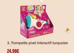 Monoprix Hape - trompete pixel interactif turquoise offre