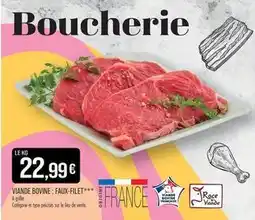 Match Viande bovine: faux-filet offre