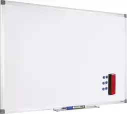 Bureau Vallée Juvénilia - tableau blanc laqué 60 x 90 cm - magnétique offre