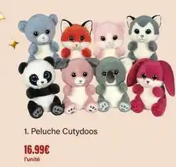 Monoprix Peluche cutydoos offre