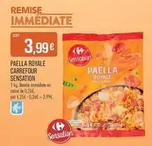 Match Carrefour - paella royale offre