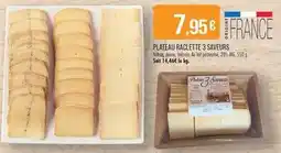 Match Plateau raclette 3 saveurs offre