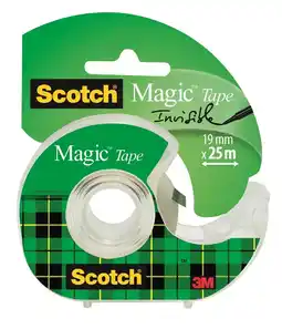 Bureau Vallée Scotch - magic - ruban adhésif - 19 mm x 25 m offre