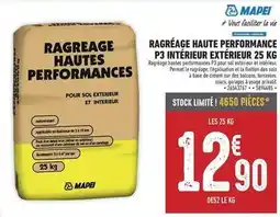 Brico Cash Brut - ragreage haute performance p3 intérieur extérieur 25 kg offre
