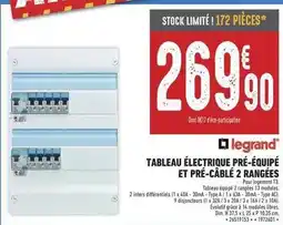 Brico Cash Legrand - tableau electrique pré-équipé et pré-cable 2 rangeées offre