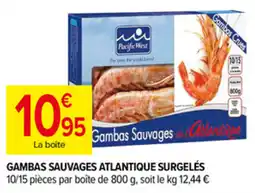Carrefour Market Pacific West Gambas Sauvages offre