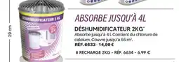 Shopix DÉSHUMIDIFICATEUR 2KG offre