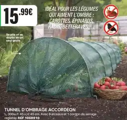 Shopix TUNNEL D'OMBRE ACCORDÉON offre